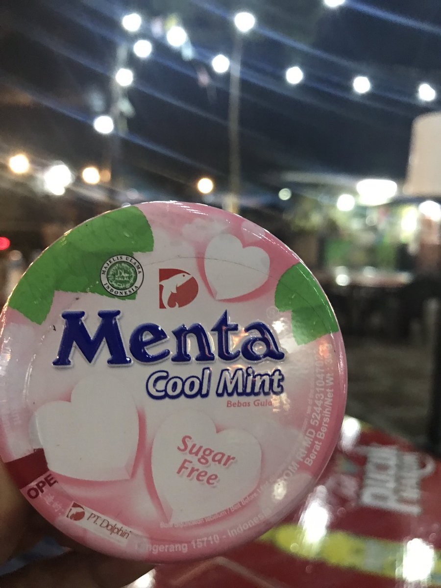 Ada yang masih suka sama permen MENTA ini ga? Seru aja pas nemu di swalayan masih ada loh permen yang lumayan jadul ini.