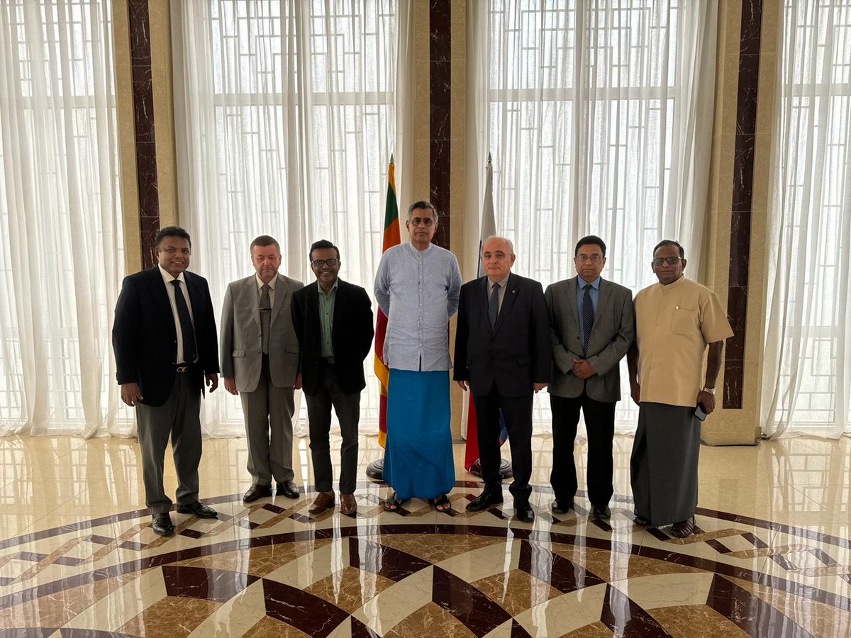 pcranawaka's tweet photo. Most honored to meet HE Levan S Dzhagaryan at @RusEmbSriLanka and discuss the #CommonMinimumProgram "A way forward with unity for our nation". https://t.co/JNjSpJdtC9