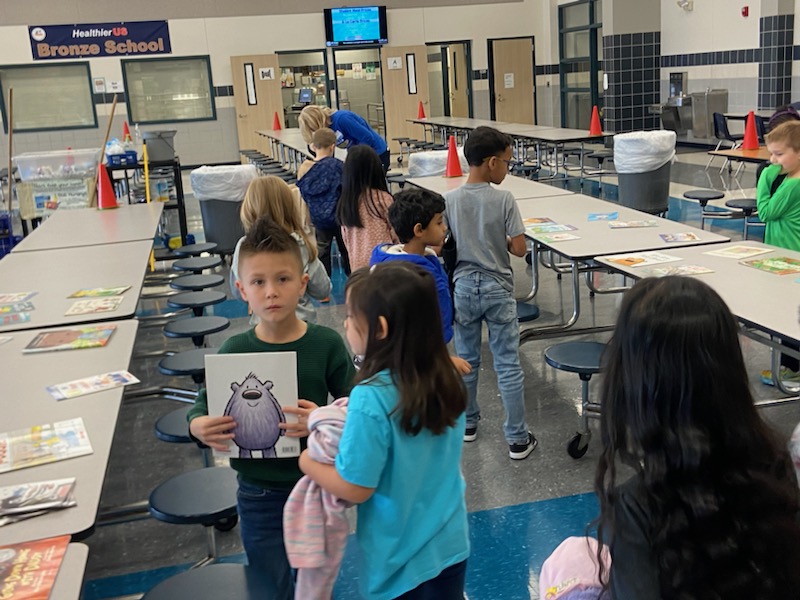 Jsteach70's tweet photo. Thank you @GarlandRsp for the awesome books for our 1st graders!! They loved shopping for their own book! @AES_Aviators https://t.co/2xfFIAhLNn