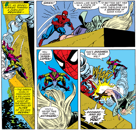 MarvelADay's tweet photo. #MarvelADay #ASM121 Here’s where it all starts to go wrong. - JRW https://t.co/TFSiqlUt4Z