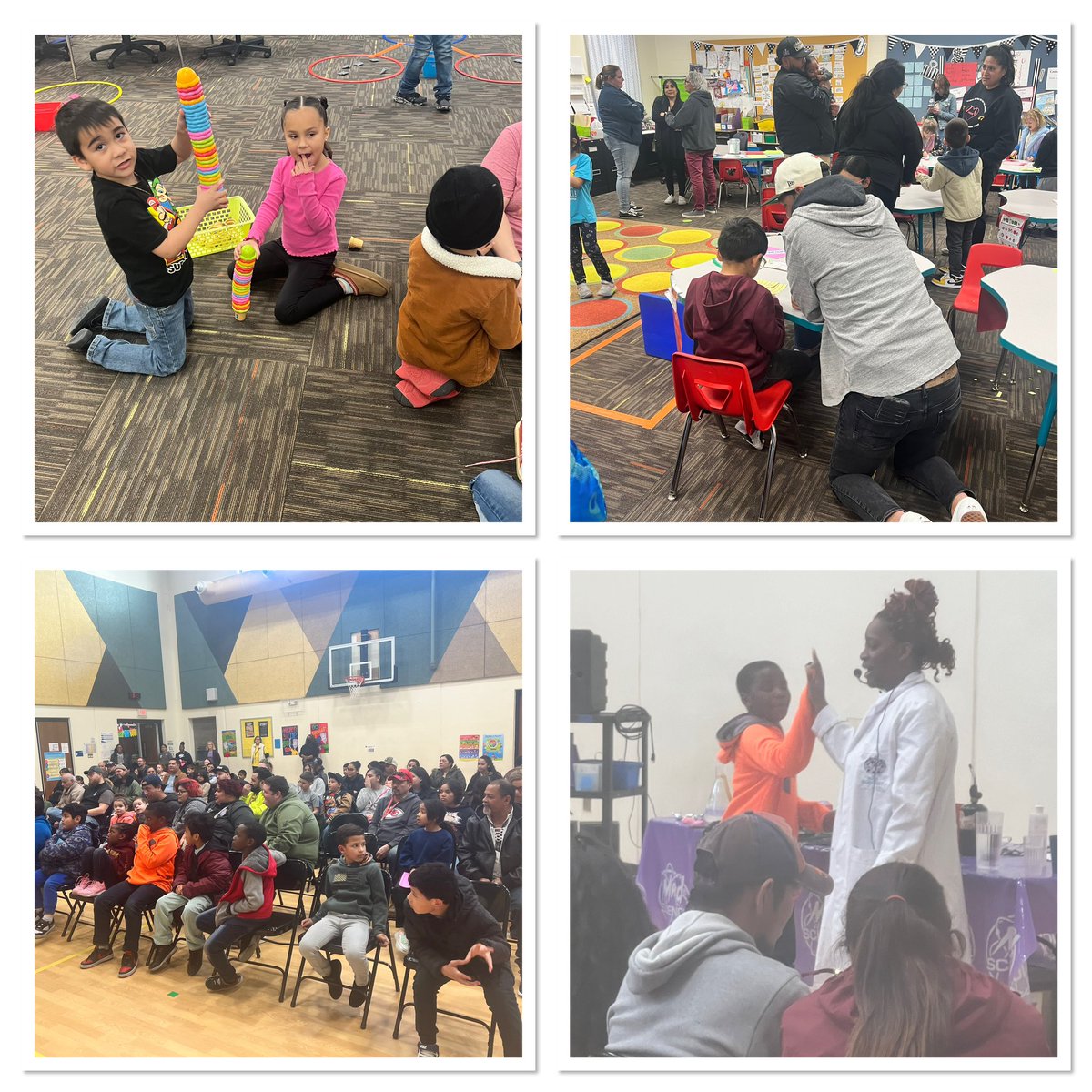 elementary_mc's tweet photo. McKinley’s Math and Science Family Night was a blast! We enjoyed the Mad Scientist Lightning Low and engaged in some fun math activities. We rounded out the night with a pizza dinner and every student left with a prize! @Mstewart_2u @MLRhone1 @KCKPS_CI https://t.co/O4dtGNUvDl