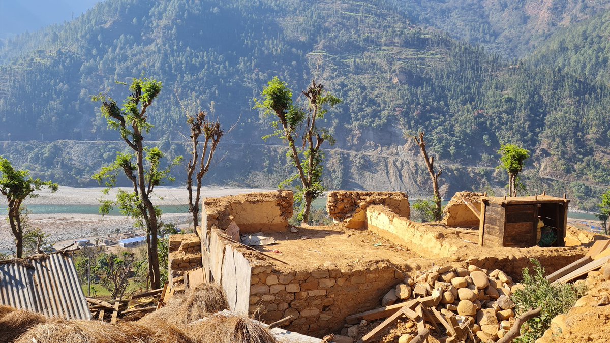AJMatheou's tweet photo. In Nepal today, where 4 months ago, an earthquake struck Karnali Province.

The impact goes on - in where people live, their livelihoods, access to education, and in memories of trauma. 

So proud of what @NepalRedCross has done with @ifrc and partners to help people recover. https://t.co/jKIhT23SCs