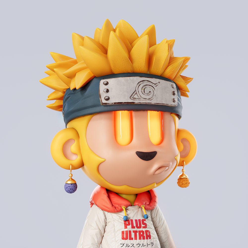 Excited to finally see my anime #GOON rank 202 🔥 love it and it will probably forever be in my wallet. Amazing work @ImSkred 💛