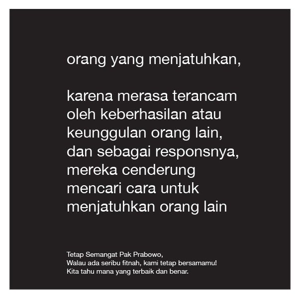 prabowoisme's tweet photo. Yes benar, terpilihnya PRABOWOKita MenangSIGNIFIKAN  mjd saat tepat untuk pilihan kita2 jadi penentu untuk kebaikan rakyat.

#HakRAKYATvsANGKET
PRESIDENBukan DipilihinDPR https://t.co/Sur2a2ULmE