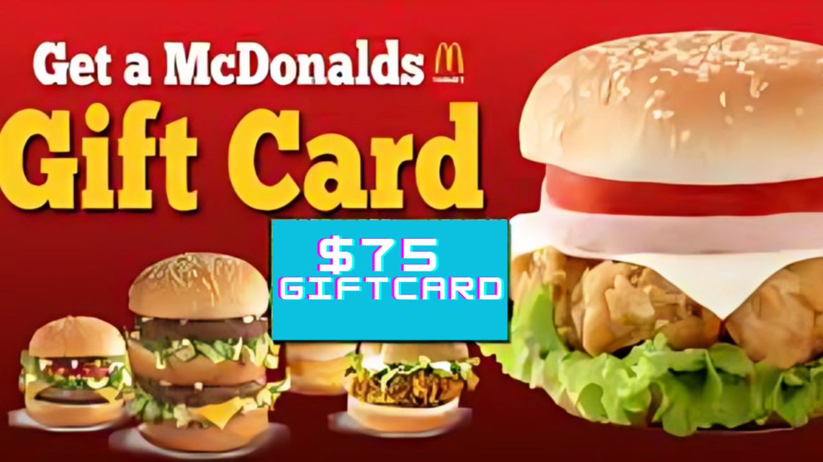selinagomez85's tweet photo. 🎉🍔 Got a $75 McDonald's gift card! 🥳🎁 Time to indulge in some delicious fast food goodness! 😋🍟 Don't miss out on this amazing opportunity! 🙌🎉

visit :  https://t.co/pGjkZ7FIc1 
#giveways #mcdonalds #bbrightvc #print #Meek https://t.co/TUKviSxjli
