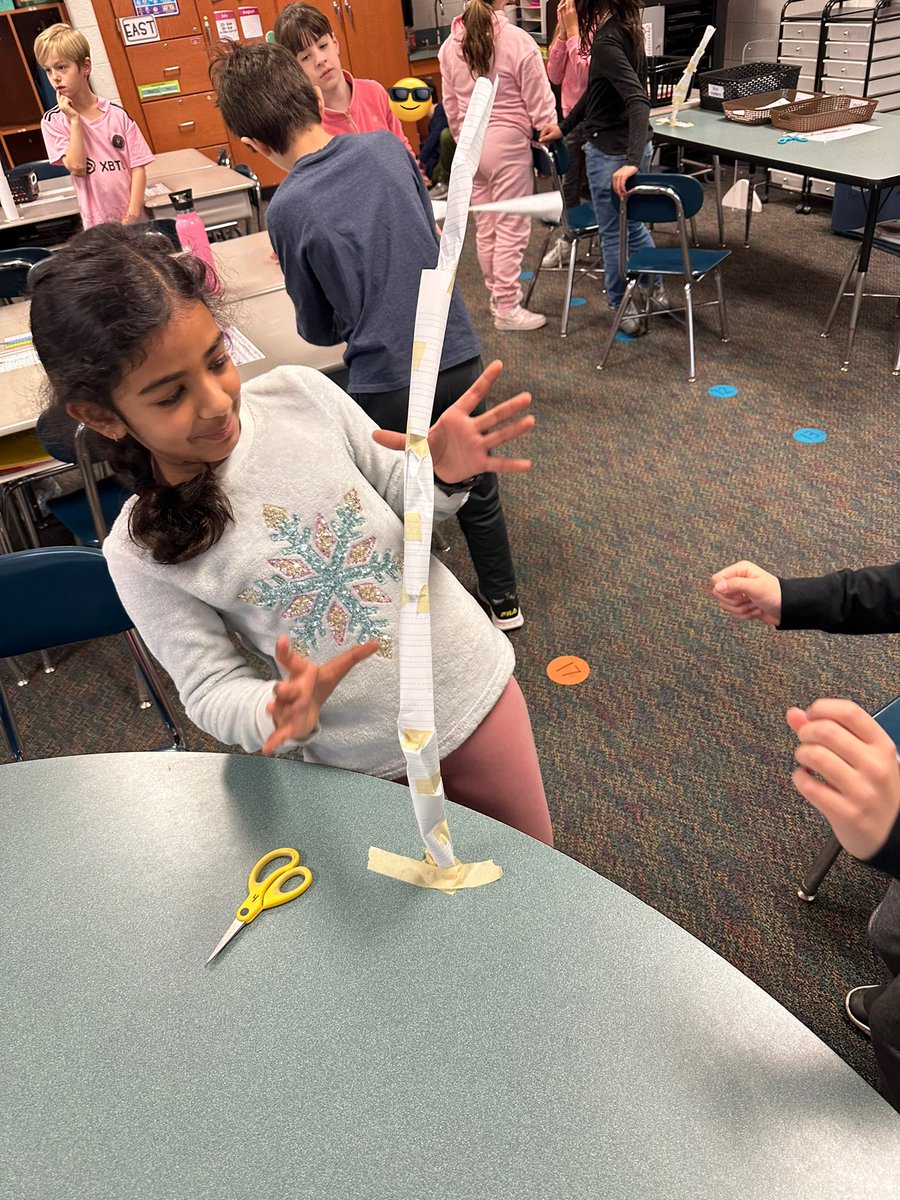 We had a fun morning practicing perseverance and engagement making the tallest structure out of paper and tape!! #secondgrade #hvrsd <a href="/StonyBrookES/">StonyBrookES - Official Account</a>
