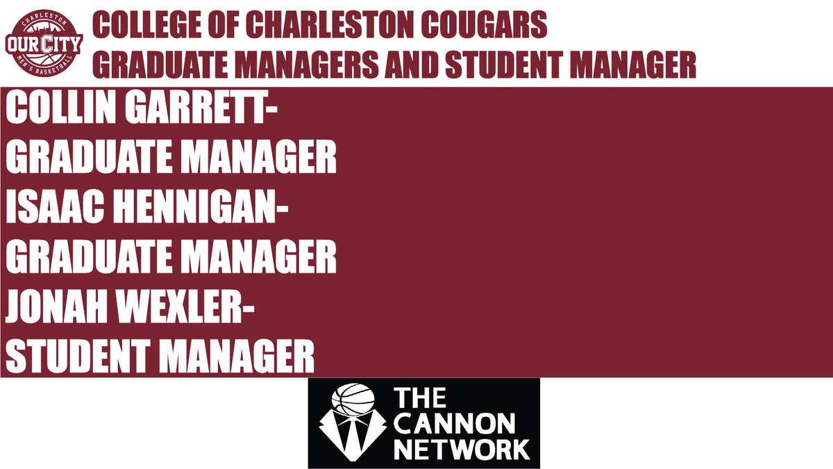 Cannon_Network's tweet image. Here are @CofCBasketball @CofC @CofCSports #graduatemanagers and #studentmanager thecannonnetwork.com #basketball #TheCannonNetwork