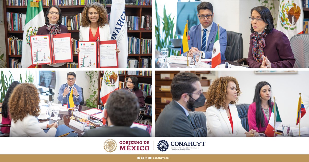 ElenaBuylla's tweet photo. Agradezco al Mtro. Andrés Triana, director adjunto de Investigación Humanística y Científica del @Conahcty_Mex por su participación en esta reunión. Él estará participando en abril próximo en la Cuarta Reunión de la #CCITIC en la ciudad de #Bogotá, Colombia. ✅5/5 https://t.co/3QrAIryYQk
