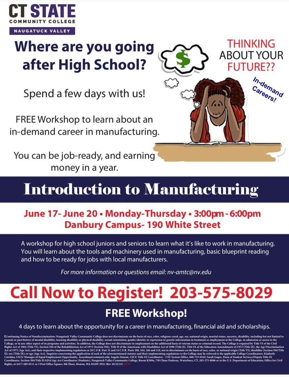 AcademiesofDan's tweet photo. Danbury High School students!!! Explore careers in the #manufacturingindustry. https://t.co/M2kLs2npB0