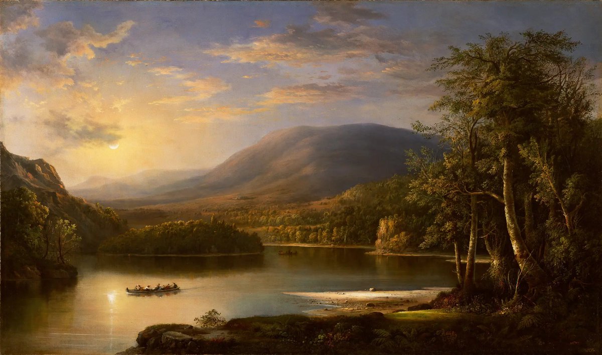 mr_artiologist's tweet photo. Masterpiece:- Ellen's Isle, Loch Katrine 
Artist:- Robert Duncanson
{1871}
Oil on canvas
#art #artworkทึเม #artgallery #painting https://t.co/XmE1kOu1Xx