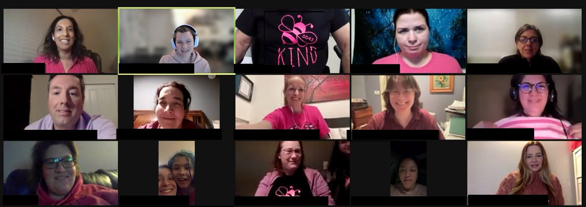 Thank you everyone who wore their pink shirt tonight!