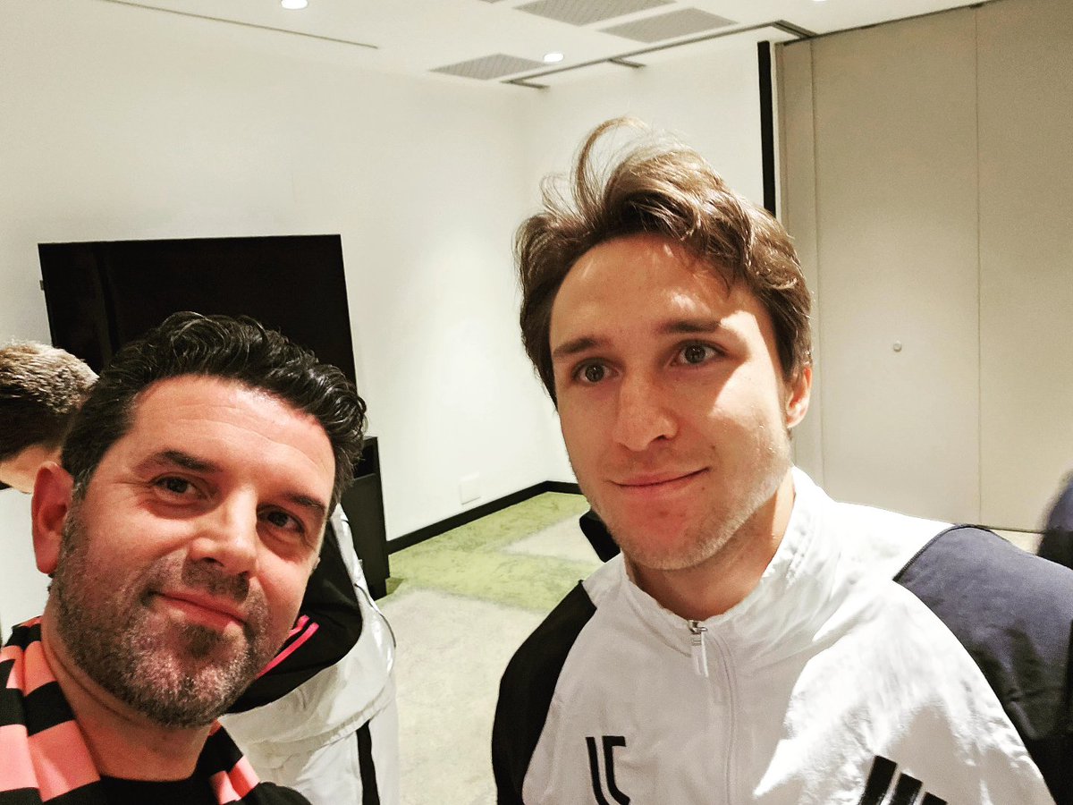 afiorini78's tweet photo. Capturing the meet and greet with Juve players at J Hotel,  the walkabout stadium tour and the game  itself. Photos don't do the experience justice. A special mention to  @WMckennie who was a class act during the meet and greet, going out of his way to spend time with the fans.

Also, massive shout out to my man  @JuveLA_ and @JuveLosAngeles for helping make this happen!  A 24 hours that will not be forgotten!
#Juve #finoallafine #mckennie #chiesa #usmnt #Turin #SerieA #SerieATIM