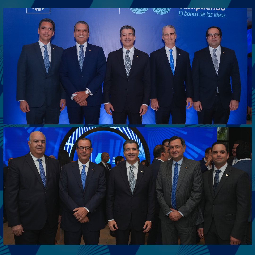 Popularenlinea's tweet photo. ¡Continuamos la celebración de nuestro 60 aniversario! 

En un encuentro celebrado en la ciudad de Santiago de los Caballeros, de la mano de clientes y relacionados de la zona norte,  compartimos en una velada como agradecimiento por su respaldo a lo largo de nuestra vida institucional.

Seguiremos  iluminando el camino hacia un porvenir más próspero para todos.

#ElBancoDeLasIdeas #60AñosCumpliendo