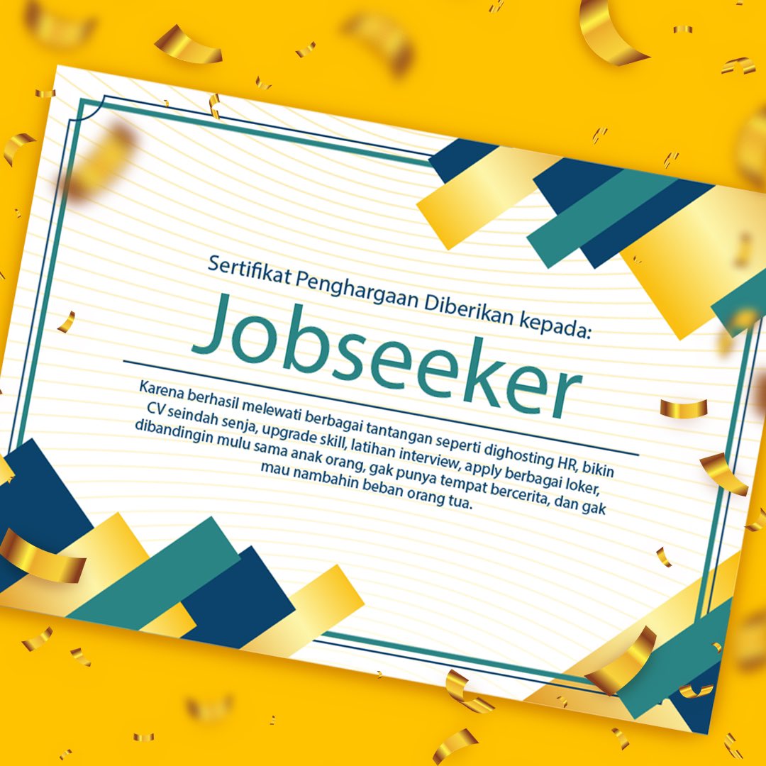 txtdrpengusaha's tweet image. congrats ya kalian para pencari kerja 👍🏻

satu pertanyaan: 𝗸𝗼𝗸 𝗸𝘂𝗮𝘁 𝘀𝗶𝗵❓

#linkedin #jobstreet #lamarankerja #lowongankerja #txtdrpengusaha