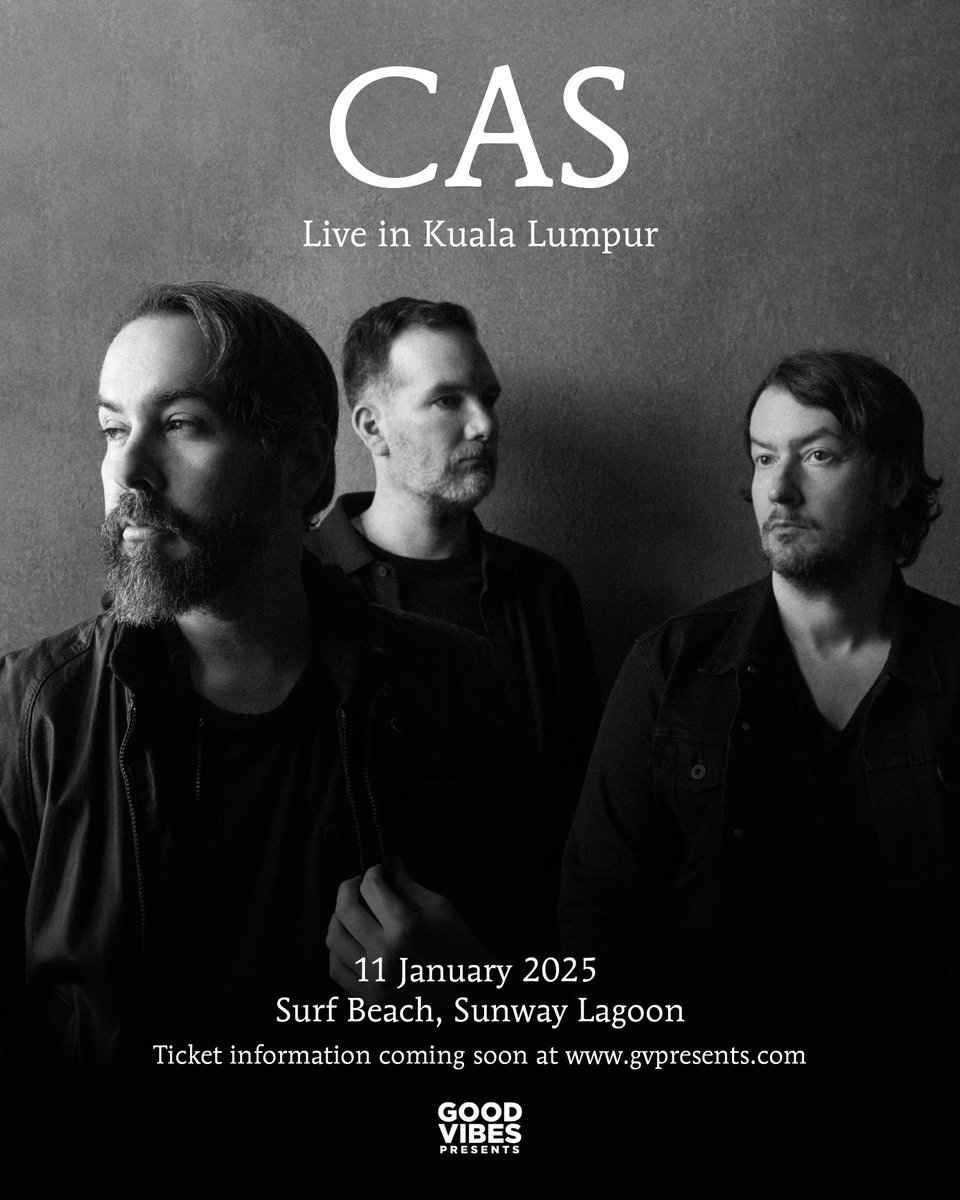 Good Vibes Festival (@goodvibesfest) on Twitter photo .<a href="/CigsAfterSexx/">Cigarettes After Sex</a> returns to KL on 11 January 2025 for their biggest Malaysian show yet as part of their 𝑿’𝒔 World Tour. Stay tuned for ticket information to follow.
#GVPresents .<a href="/CigsAfterSexx/">Cigarettes After Sex</a> returns to KL on 11 January 2025 for their biggest Malaysian show yet as part of their 𝑿’𝒔 World Tour. Stay tuned for ticket information to follow.
#GVPresents