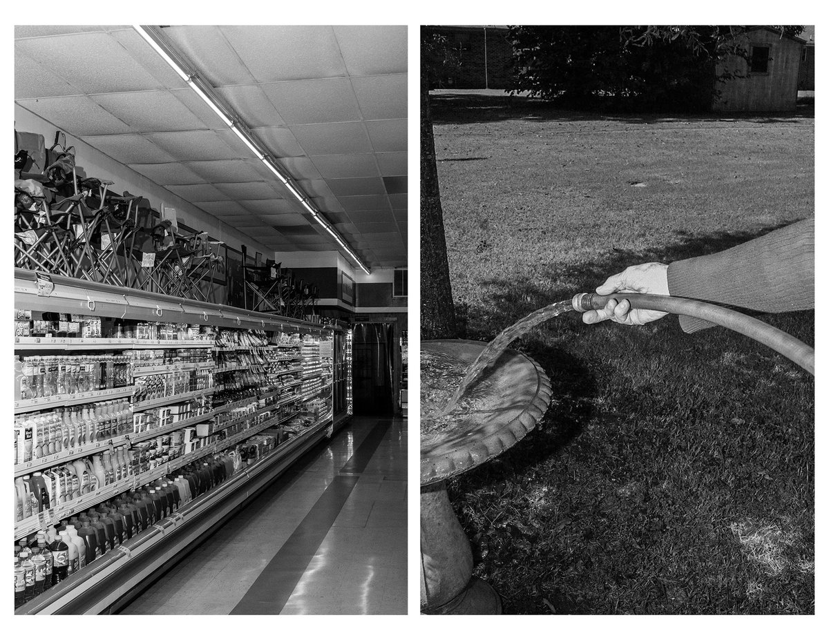 _COMUnion's tweet image. “In Social Documentary we attempt to engage in real-life stories in and around our community," according to Professor Aaron Hardin. Davis Smith, ('23) created a project about dementia. The photos represent the struggle of those with dementia in making links to past experiences.