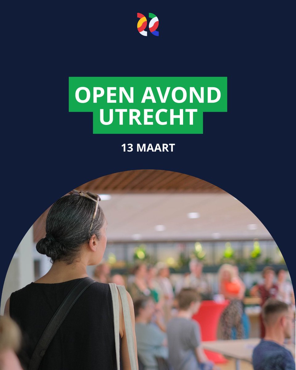 Sfeerproeven? Kom naar een van de open dagen!
☑️Meld je hier aan 
itv-hogeschool.nl/opendagen
Open avond in Utrecht 13 maart, 19.00-21.00 uur
Online Q&amp;A sessie 15 april, 19.00-20.30 uur
Online Q&amp;A sessie 15 mei, 19.00-20.30 uur
Open dag in Utrecht 15 juni, 13.30-15.30 uur