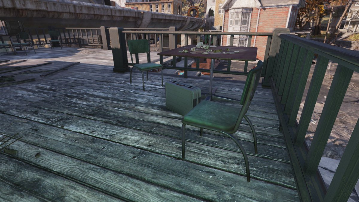 JPintheVT's tweet photo. February 29th, 'Topic' of the Day - Just a series of fun/weird pictures.
1. Pirates of Morgantown.
2. What is a collection of drones called?
3. Serious 'Robot Jox' vibes.
4. Nuclear Winter - Gone but not forgotten.
#Fallout76 #FalloutABC #VirtualPhotography https://t.co/1Gn7r0Axms