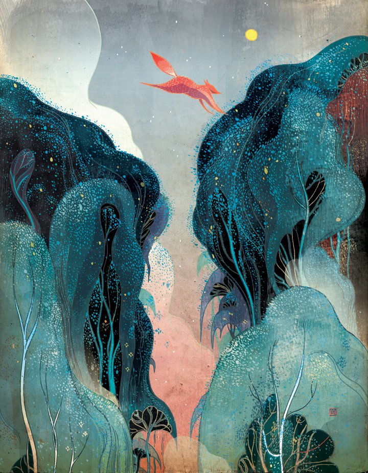'Leap' by Victo Ngai, contemporary New York based illustrator from Hong Kong #womensart 
#LeapYear #LEAP24
