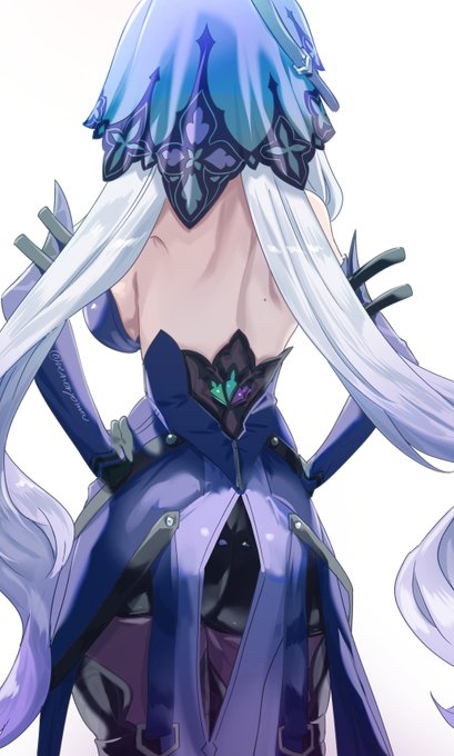 #今月描いた絵を晒そう
💙💜 