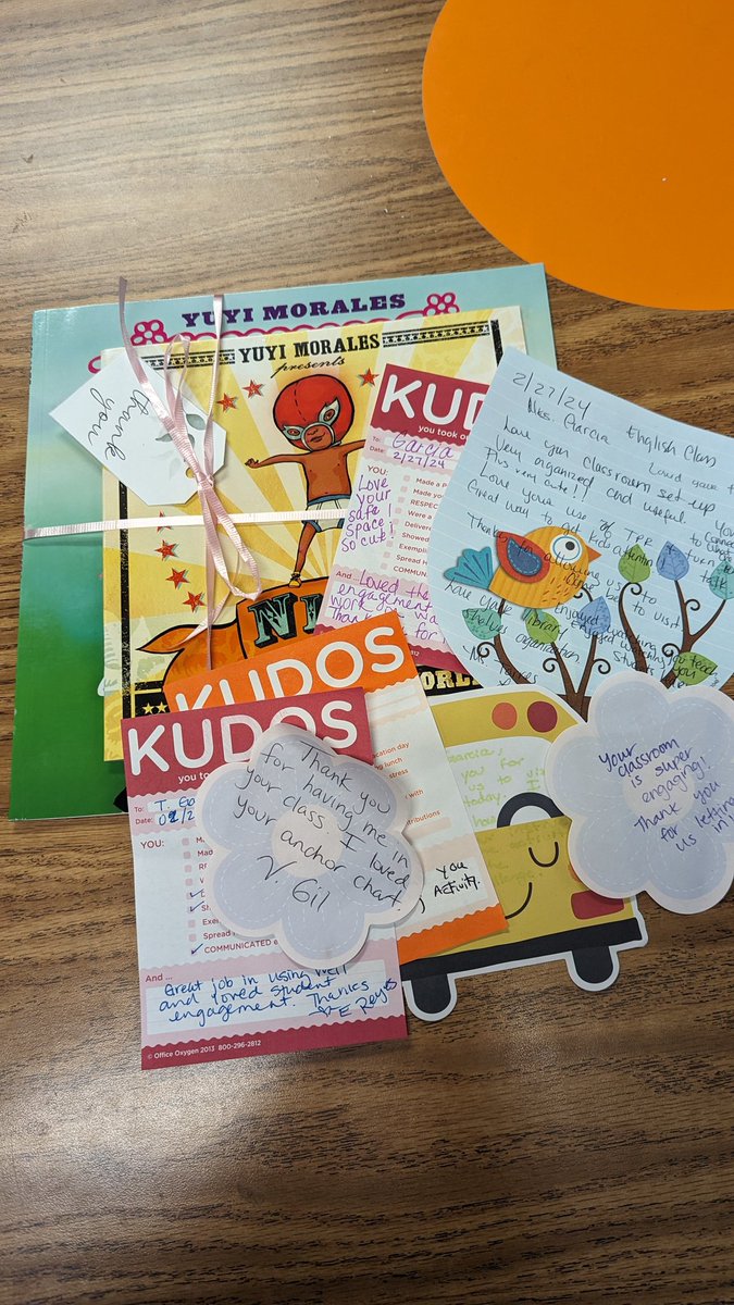 Thank you <a href="/PasadenaML/">PISD Multilingual Department</a> <a href="/CarmenP503/">Carmen Palacios</a> for visiting my class yesterday and for the awesome books to add to my library! Also, thank you to the teachers from Bush EL who came to observe and left me encouraging messages! #fisheres #fishertigers