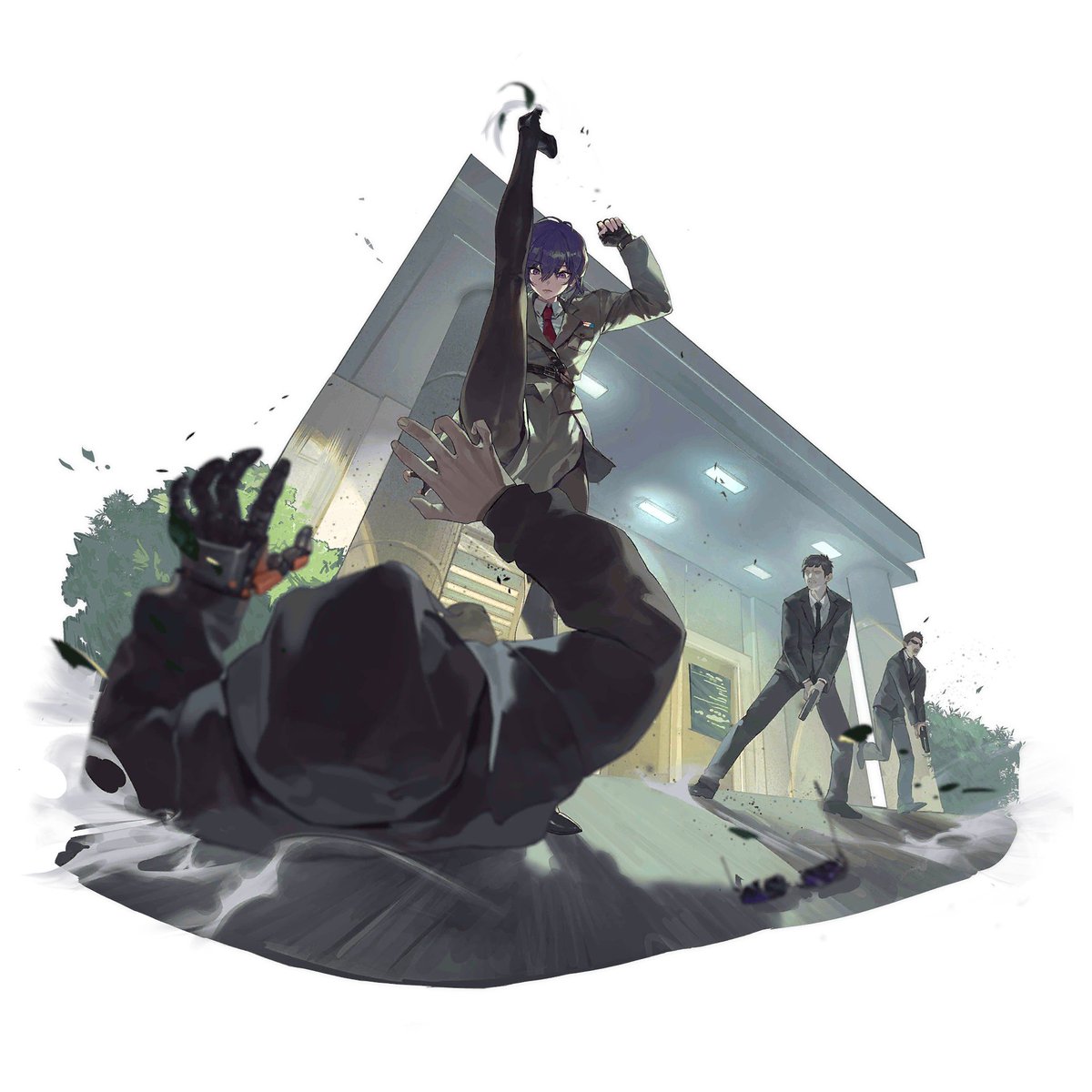 Girls Frontline 1 x Ghost in the Shell Stand Alone Complex 2045