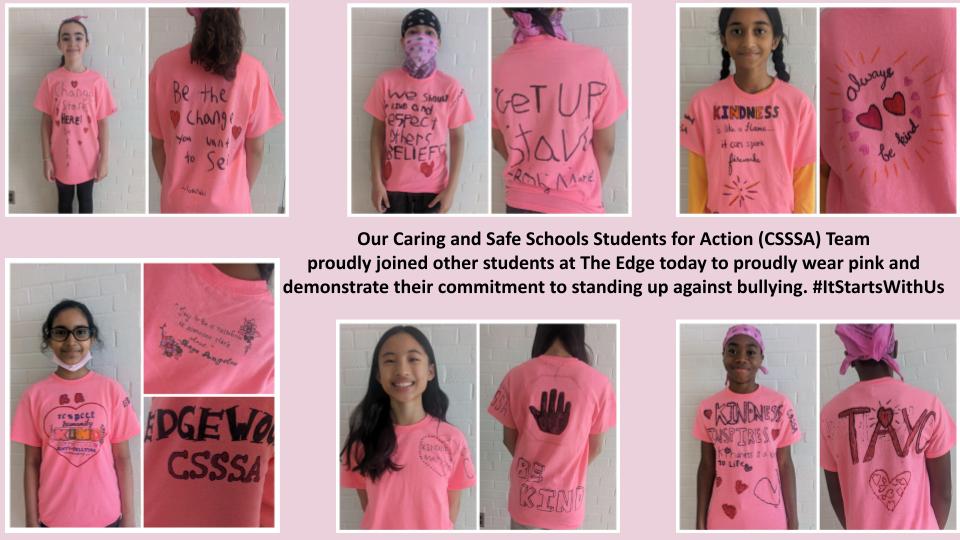 #PinkShirtDay at The Edge