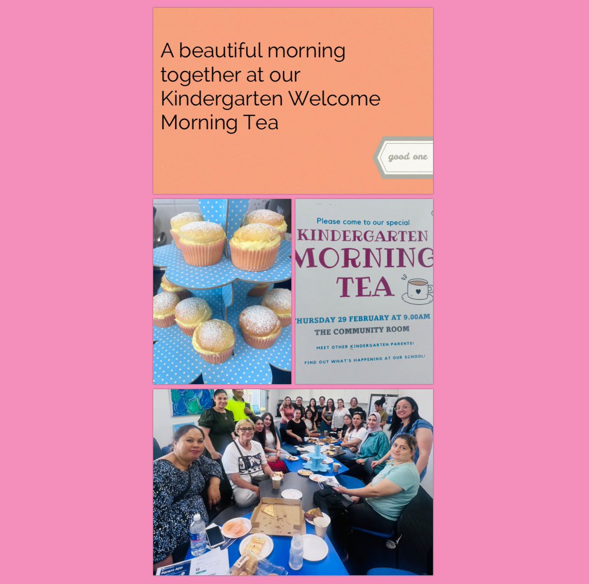 A great morning at our Welcome Morning Tea for new Kindergarten Parents. @fairvaleps @fletcher_cf @AnthonyPitt4