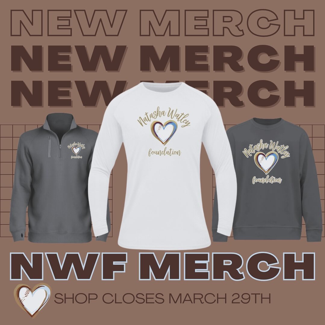 Our NWF store is finally here! Store is open through Friday, March 29th.

* In Partnership w/ BSN Sports, NWF received 10% back total sales to help fund our Programs!!
tr.ee/ktgxeY251n