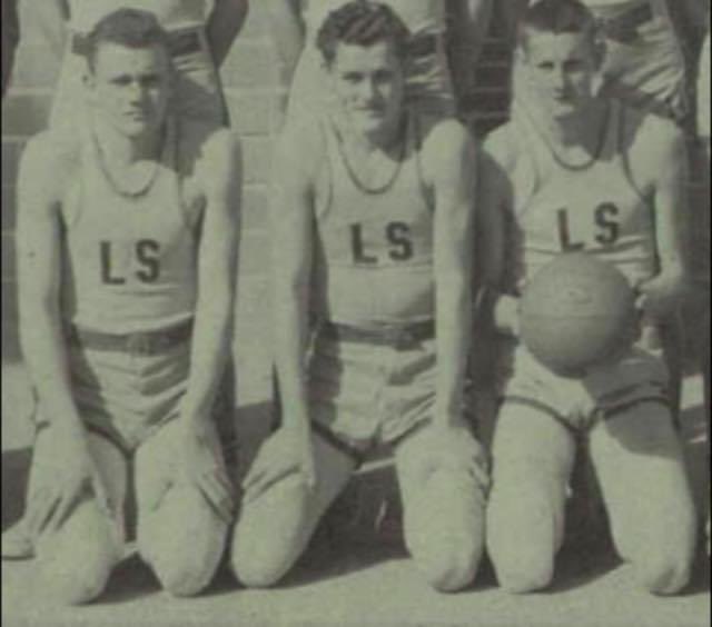 On the right Bennie Kimble   He is 89 and still doing well