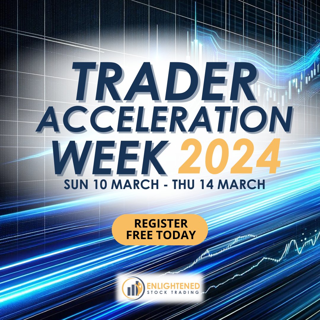 EnlightenStock's tweet photo. From Sun 10 March to Thu 14 March, set sail on a voyage to trading mastery. Register for FREE today! Your trading odyssey awaits! ➡️  https://t.co/vqLdsJcEGf

#EnlightenedStockTrading #TraderAccelerationWeek2024 #SetSailForSuccess #TradingOdyssey https://t.co/Kh9PiJW4sG