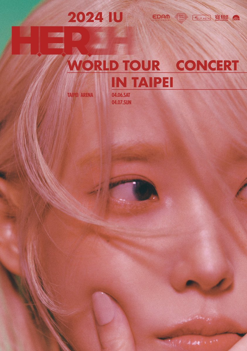 ELF_ASIA's tweet photo. 【 2024 IU H.E.R. WORLD TOUR CONCERT IN TAIPEI 】售票公告

開演日期及時間 ⎪ 2024年4月6日 (7PM)
2024年4月7日 (5PM)
演出場地 ⎪ 台北小巨蛋

啟售時間 ⎪ 3月6日 下午1:00
購票網址 ⎪ https://t.co/CwcoUUYRGF

#IU
#HER
#HER_WORLD_TOUR_IN_TAIPEI
#ELFASIA https://t.co/x070Ch9dSt