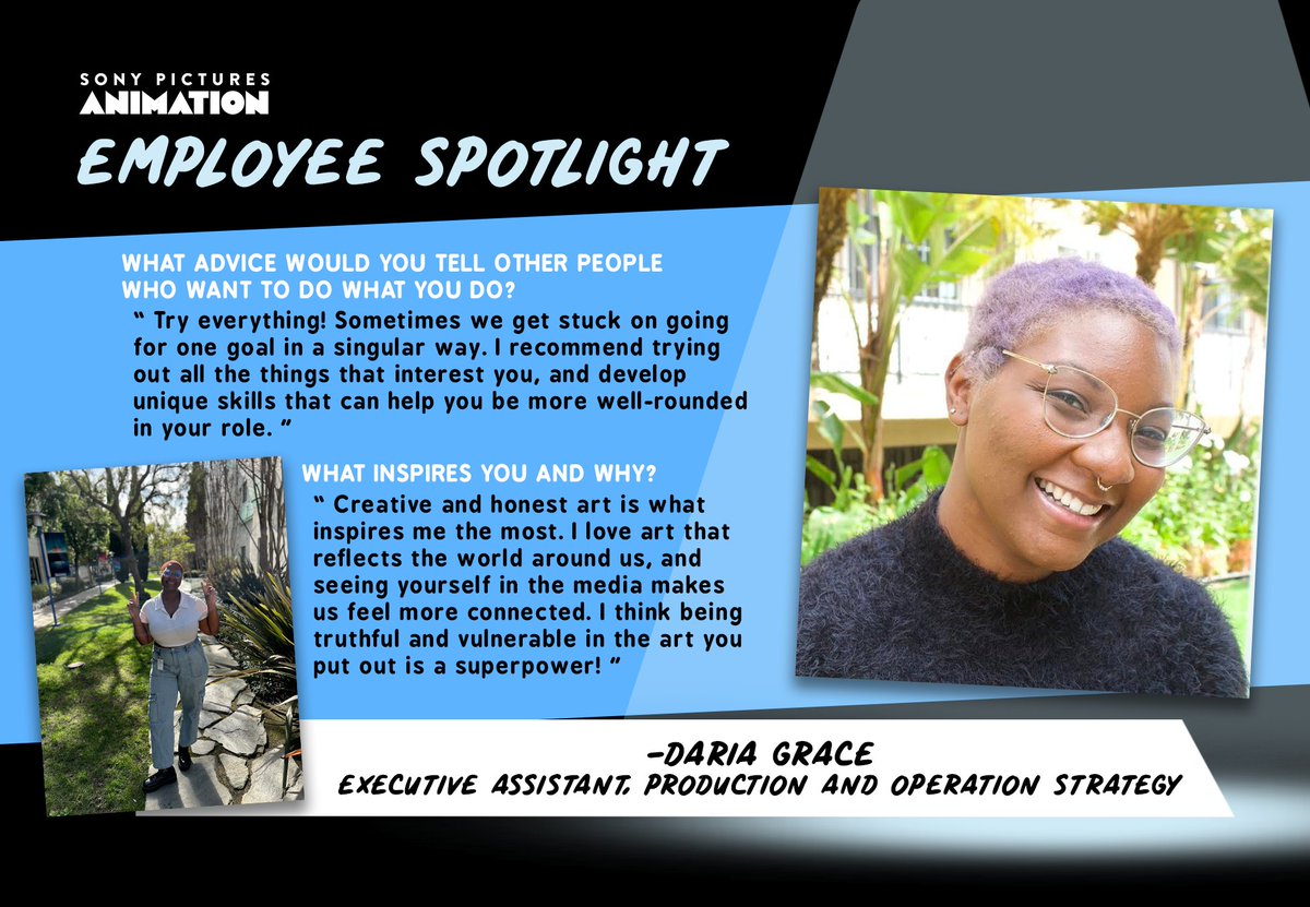 Our final employee spotlight in honor of #BlackHistoryMonth is executive assistant, Daria Grace! She supports our EVP of Production and Operation Strategy. Read her advice for others and what she finds inspiration in. Thank you for tuning in to our spotlights this month!