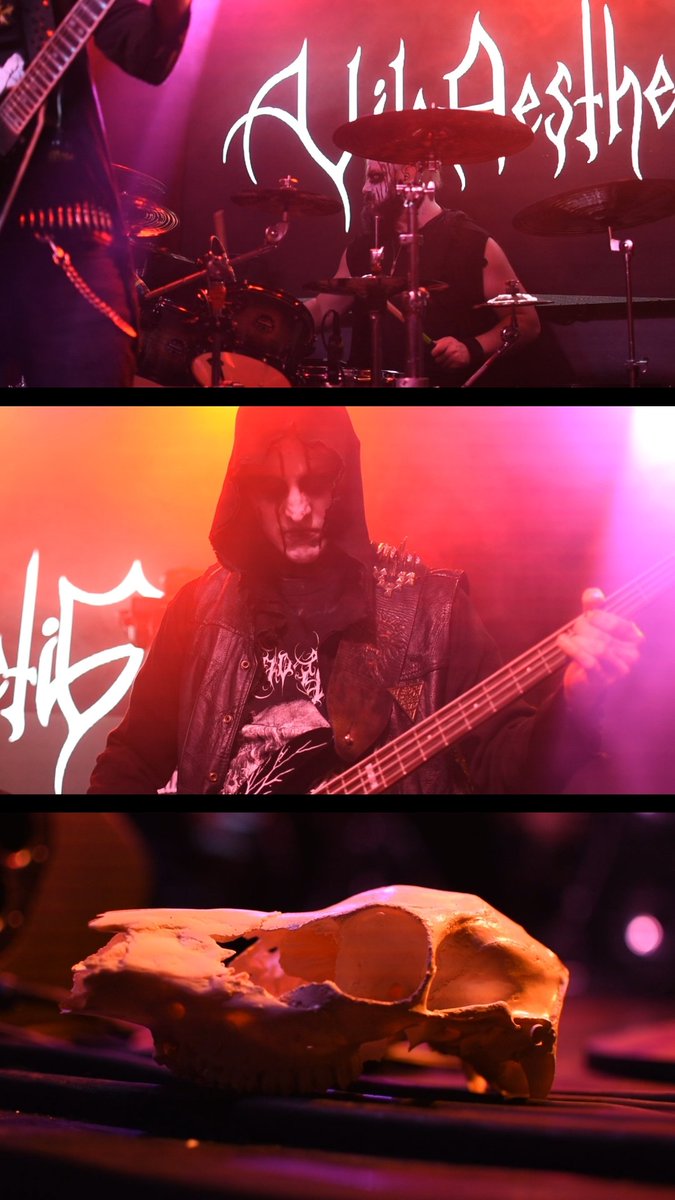 VileAesthetic's tweet photo. Throwing back.
🎞 Video footage stills by Gab Kaplan Photography.

#blackmetal #livemetal #metalshows #horrorartists https://t.co/ofn7oxP5IB