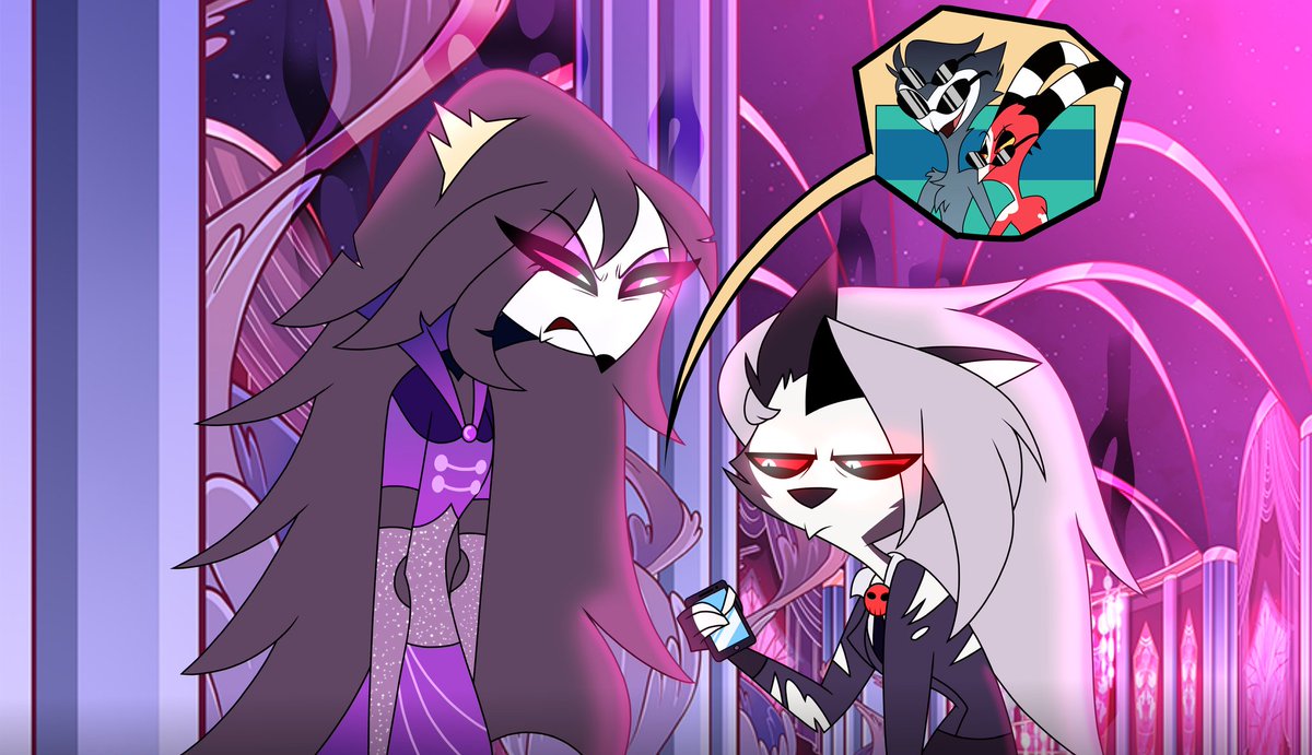Taking your parents' place in the hierarchy of hell is not easy 🤷‍♀️
.
.
.
.
.
#Octavia #octaviagoetia #HelluvaBoss #helluvabossLoona #HelluvaBossStolas #HazbinHotel