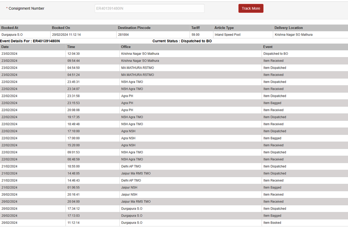 chemist_sanjay's tweet photo. I had sent this parcel on 20th of feb, it contains some important medicines, it has not been delivered yet or I am not getting any response from Krishna Nagar post office either, I am calling krishna nagar PO  05652420146.
@IndiaPostOffice 
@ashwini_vaishnaw https://t.co/ZkEG0c43cp