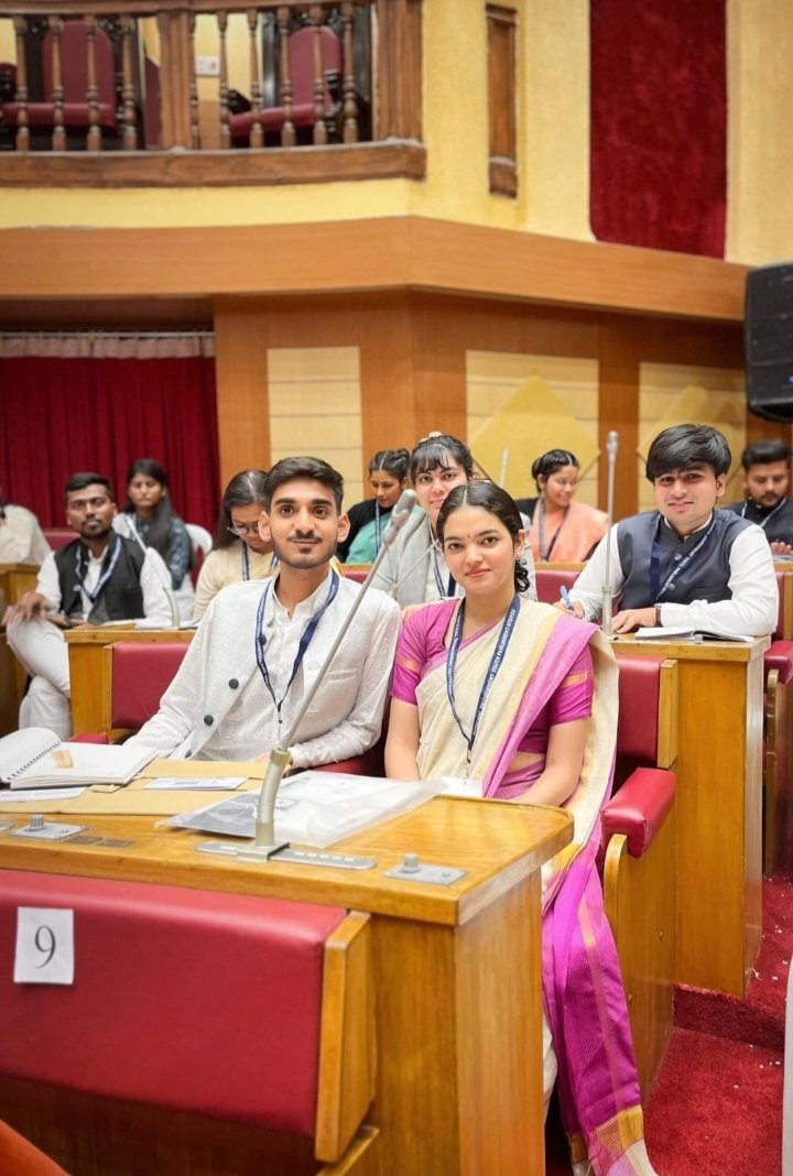 Jitendra Kumar Singh, a student of B.com 3rd yr of <a href="/PGDAVEVE_DU/">P.G.D.A.V. COLLEGE (EVENING), UNIVERSITY OF DELHI</a> cleared three stages and represented Delhi NCR in National Environmental Youth Parliament 2024, organised by the MoEFCC ,AICTE and endorsed by the UGC  on 10 and 11th February 2024.