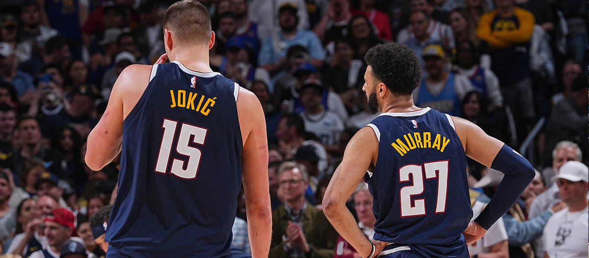 Tonight, Jamal Murray and Nikola Jokic won their 300th game together (including the playoffs). They’re the first duo in Nuggets history to win 300+ games together before turning 30 years old.
