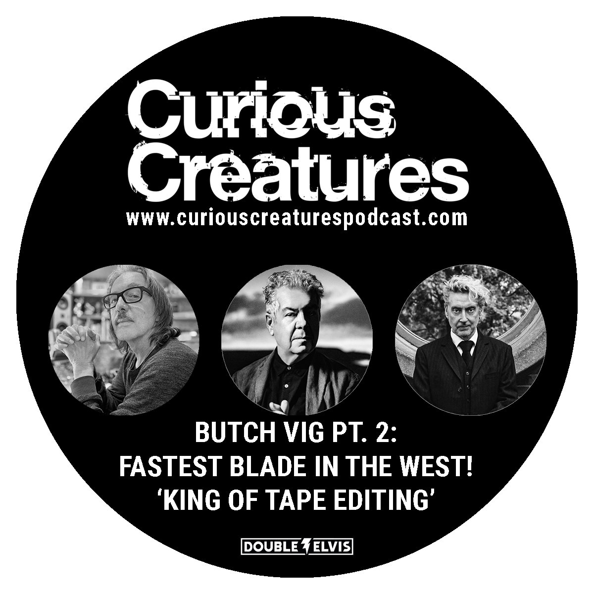 Join us on @curecreatures for pt. 2 of our conversation with Garbage drummer and super producer Butch Vig! You can find this week's episode - Butch Vig Pt. 2: Fastest Blade in the West! ‘King of Tape Editing - wherever you get your podcasts!