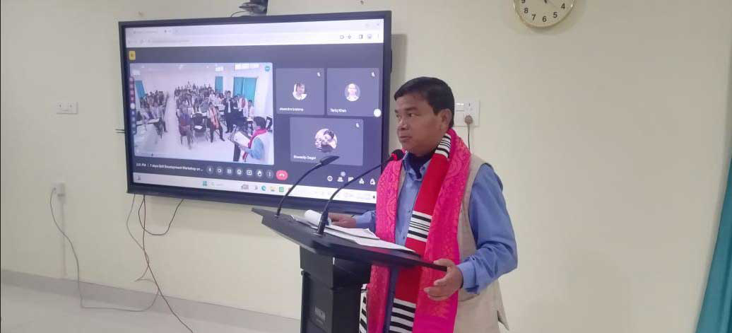 Pictures of the inaugural session 'Skill Development Workshop on Translation in Indian Languages English – Bodo' from 28 February to 05 March 2024 at Bodo Department, CSL, Dibrugarh University.