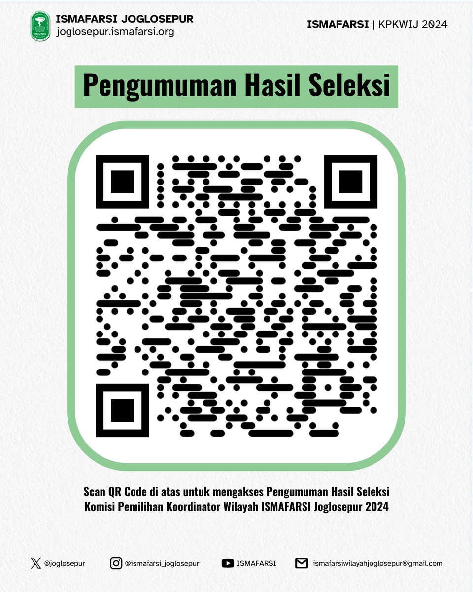 Our time is about to run out, it's time to bear the next leaders!

#ISMAFARSI #Joglosepur
#JoglosepurMelangkahMaju