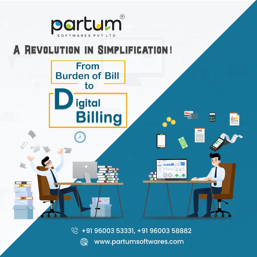 PartumSoftwares's tweet image. Revolution in simplification from burden of Bill to digital Billing
Contact Us :+91 96003 89991
partumsoftwares.com
#partumsoftwares  #financemanagementsoftware #inventorymanagementsoftware    #textilebillingsoftware #businesssoftwares  #petrolbunksoftware  #trending