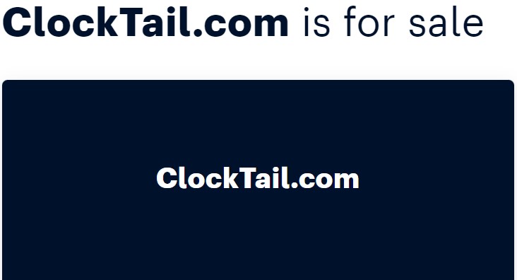domainjobcom's tweet photo. https://t.co/E5VxJGs3Yi Bin $100
#ClockTail #com #Clock #Tail https://t.co/kcHgdbqr95