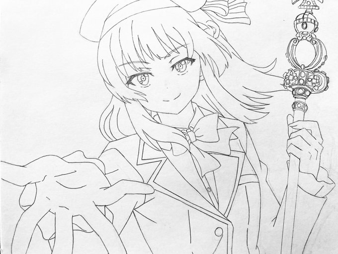 よう実OP 坂柳有栖の模写した!
推しです 