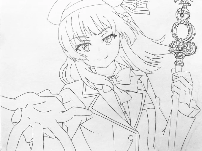 よう実OP 坂柳有栖の模写した!
推しです 