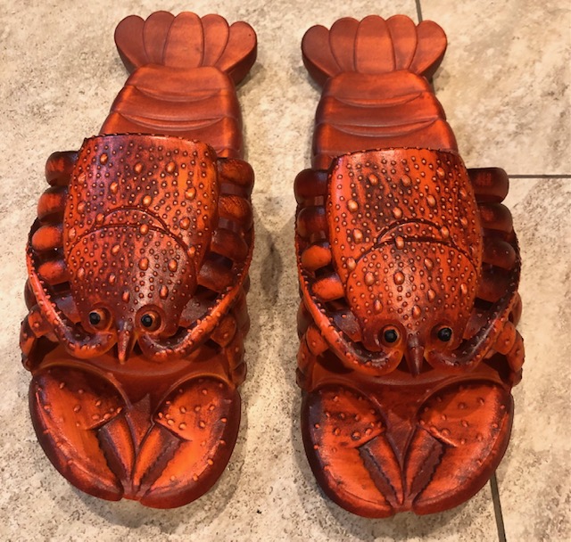 Awesome lobster slides I ordered from <a href="/shoptemu/">Temu</a>  great quality, perfect fit, comfortability, and low prices available on all items, plus free &amp; fast shipping! <a href="/shoptemu/">Temu</a>  is the new <a href="/AlibabaGroup/">Alibaba Group</a> .com_official without the B.S. of ordering 1000 + units of the same product! I love