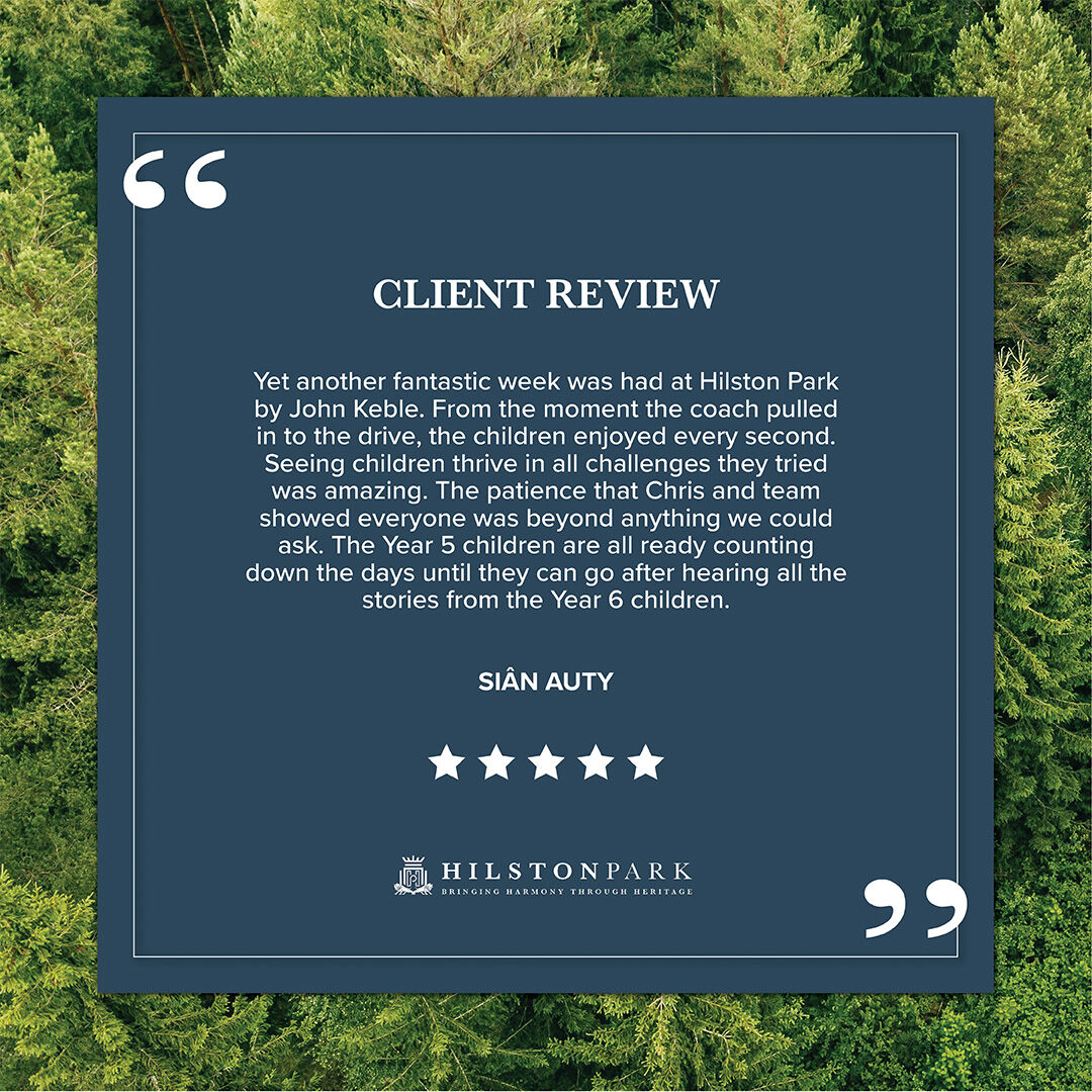 Thank you to <a href="/JohnKebleBrent/">John Keble C of E School</a>! 

From the moment they arrived, the kids were buzzing with excitement. Another incredible week at <a href="/HilstonPark/">Hilston Park</a>!

Our blog - rb.gy/7xzejn

Visit: hilstonpark.com 

Contact: +44 (0) 1600 240033/booking@hilstonpark.com

#hilstonpark