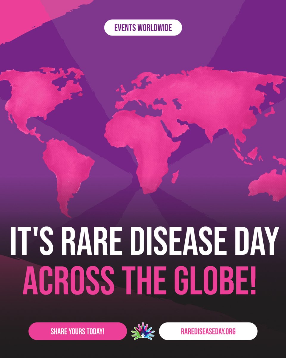 🚨 IT'S RARE DISEASE DAY GLOBALLY! 🚨 Join us marking #RareDiseaseDay 2024! Spread awareness, share stories, and support those living with rare diseases. Together, we make a lasting impact! #ShareYourColours