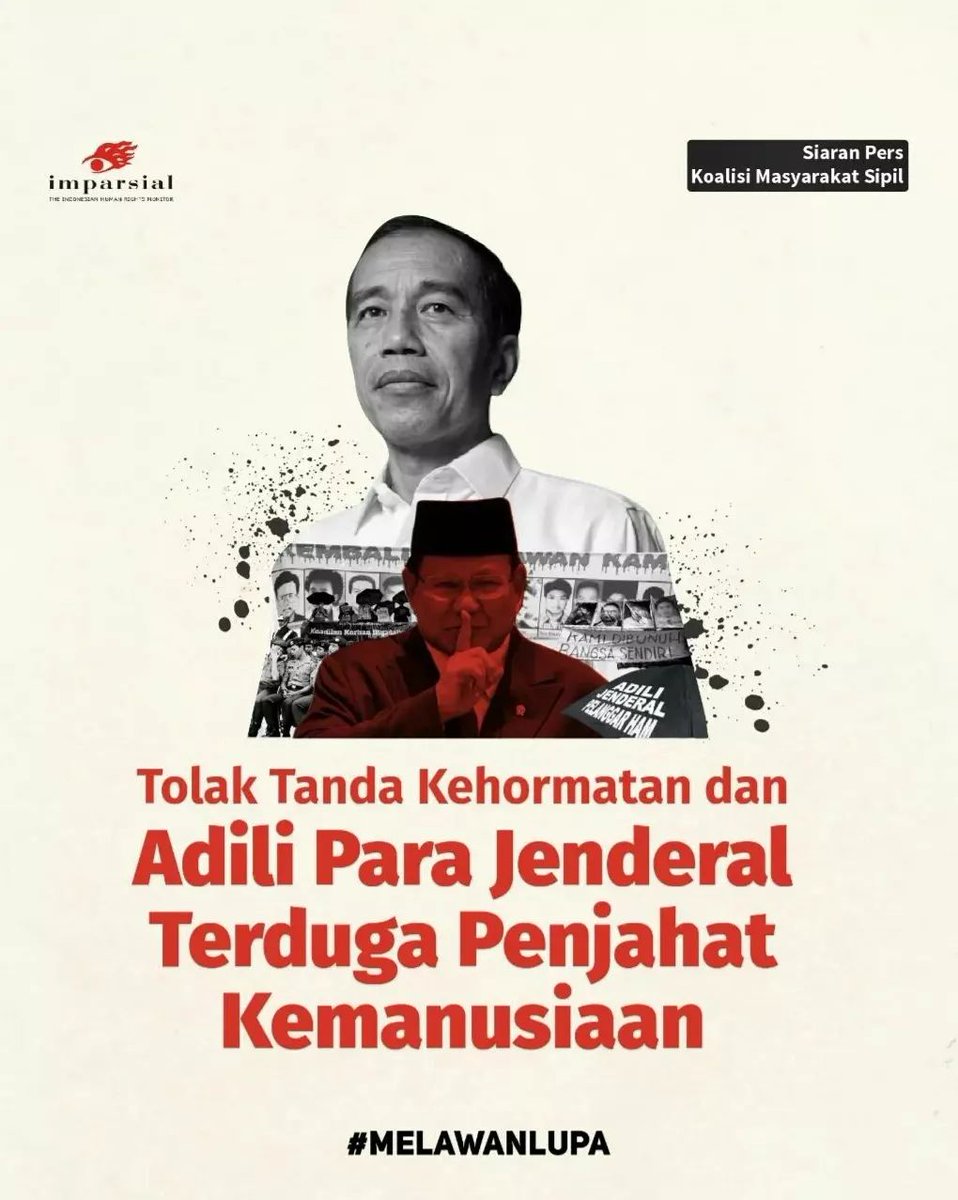 anakbapaklangit's tweet photo. Menolak Lupa. Tuntutan Koalisi Masyarakat Sipil

#jokowi https://t.co/j5CEOF5QPo