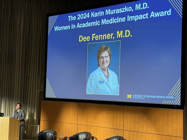Gurjit Sandhu (@gsandhusurged) on Twitter photo Congratulations to Dr. Dee Fenner as recipient of the 2024 Karin Muraszko MD Women in Academic Medicine Impact Award! The power of stubborn advocacy! <a href="/umichmedicine/">Michigan Medicine</a> <a href="/UMichSurgery/">Michigan Surgery</a> Congratulations to Dr. Dee Fenner as recipient of the 2024 Karin Muraszko MD Women in Academic Medicine Impact Award! The power of stubborn advocacy! <a href="/umichmedicine/">Michigan Medicine</a> <a href="/UMichSurgery/">Michigan Surgery</a>
